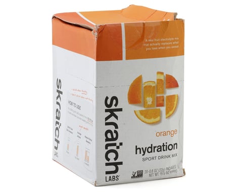 Skratch Labs Hydration Sport Drink Mix (Orange) (20 | 0.8oz Packets)